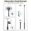 imageUBeesize 72 Magnetic Tripod for iPhone with Remote Extendable Cell Phone Tripod Stand Compatible with MagSafe Selfie Stick Tripod for iPhone 15 14 13 12 11 Series and Android PhonesBlack