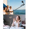 image69 Auto Face Tracking Selfie Stick Tripod Stand Automatic Phone Tripod AutoOpen Travel Tripods for iPhoneCell Phone with Remote Gesture Control No App Builtin AI Camera for Vlog Recording TK
