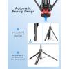 image70 Magnetic Automatic Selfie Stick Travel Tripod for Cell Phone Auto Opening Phone Tripod Stand with Magnetic Remote 360 Rotatable Extendable Smartphone Stand Compatible with iPhoneAndroid