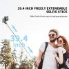 imagePortable Selfie Stick Handheld Phone Tripod Stand with Detachable Wireless Remote Selfie Stick Tripod for iPhone 14 13 12 11 pro Xs Max Xr X 8 7 Plus Android Moto Samsung Google Smartphone More
