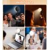 image3000mAh Selfie Light for iPhone40 LED Phone Light with Clip ampamp Cold Shoe Mount2500K9900K Portable Clip on Soft Light3 Lighting Modes for Video ConferencesCameraLaptopStreamingMakeup