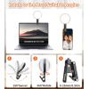 image3000mAh Selfie Light for iPhone40 LED Phone Light with Clip ampamp Cold Shoe Mount2500K9900K Portable Clip on Soft Light3 Lighting Modes for Video ConferencesCameraLaptopStreamingMakeup