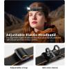 imageTONEOF Mini LED Flashlight RechargeableMagnetic High Lumens 4000 mAh EDC FlashlightsTactical Grade Aluminum Waterproof Head Flashlight with Band for CampingEmergencyHikingKeychainPocket