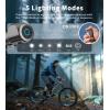 imageTONEOF Mini LED Flashlight RechargeableMagnetic High Lumens 4000 mAh EDC FlashlightsTactical Grade Aluminum Waterproof Head Flashlight with Band for CampingEmergencyHikingKeychainPocket