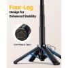 imageUBeesize Mini Selfie Stick Tripod with Rechargeable Remote  PocketSize Travel Phone Stand wHook 360 Rotating Holder Lightweight Tripod for iPhoneAndroid Vlogging TikTok ampamp Live Streaming