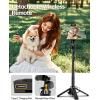 imageUBeesize Mini Selfie Stick Tripod with Rechargeable Remote  PocketSize Travel Phone Stand wHook 360 Rotating Holder Lightweight Tripod for iPhoneAndroid Vlogging TikTok ampamp Live Streaming