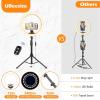 imageUBeesize Upgraded 12 Ring Light with 62 Tripod Stand and Magnetic Phone HolderLED Selfie RingLight for iPhone with Wireless RemoteCircle Light for TiktokYouTubePhotographyMakeupLive StreamBlack