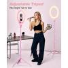 imageUBeesize Upgraded 12 Ring Light with 62 Tripod Stand and Magnetic Phone HolderLED Selfie RingLight for iPhone with Wireless RemoteCircle Light for TiktokYouTubePhotographyMakeupLive StreamPink