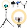 imageUBeesize Upgraded 12 Ring Light with 62 Tripod Stand and Magnetic Phone HolderLED Selfie RingLight for iPhone with Wireless RemoteCircle Light for TiktokYouTubePhotographyMakeupLive StreamBlack