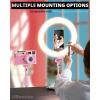 imageUBeesize Upgraded 12 Ring Light with 62 Tripod Stand and Magnetic Phone HolderLED Selfie RingLight for iPhone with Wireless RemoteCircle Light for TiktokYouTubePhotographyMakeupLive StreamPink