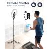 imageUBeesize Upgraded 12 Ring Light with 62 Tripod Stand and Magnetic Phone HolderLED Selfie RingLight for iPhone with Wireless RemoteCircle Light for TiktokYouTubePhotographyMakeupLive StreamBlack