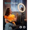 imageUBeesize Upgraded 12 Ring Light with 62 Tripod Stand and Magnetic Phone HolderLED Selfie RingLight for iPhone with Wireless RemoteCircle Light for TiktokYouTubePhotographyMakeupLive StreamBlack