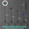 imageUBeesize Upgraded 12 Ring Light with 62 Tripod Stand and Magnetic Phone HolderLED Selfie RingLight for iPhone with Wireless RemoteCircle Light for TiktokYouTubePhotographyMakeupLive StreamBlack