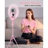 imageUBeesize Upgraded 12 Ring Light with 62 Tripod Stand and Magnetic Phone HolderLED Selfie RingLight for iPhone with Wireless RemoteCircle Light for TiktokYouTubePhotographyMakeupLive StreamPink