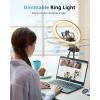 imageUBeesize Upgraded 12 Ring Light with 62 Tripod Stand and Magnetic Phone HolderLED Selfie RingLight for iPhone with Wireless RemoteCircle Light for TiktokYouTubePhotographyMakeupLive StreamBlack
