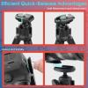 imageUbeesize Portable Tripod Stand with Wireless Remote ampamp Clip Flexible Phone Holder for Video Recording PinkBlack