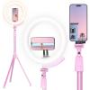 imageUBeesize Upgraded 12 Ring Light with 62 Tripod Stand and Magnetic Phone HolderLED Selfie RingLight for iPhone with Wireless RemoteCircle Light for TiktokYouTubePhotographyMakeupLive StreamPink