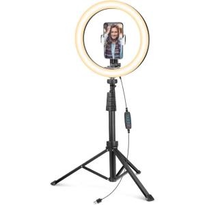 imageUBeesize Upgraded 12 Ring Light with 62 Tripod Stand and Magnetic Phone HolderLED Selfie RingLight for iPhone with Wireless RemoteCircle Light for TiktokYouTubePhotographyMakeupLive StreamBlack