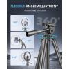 imageUBeesize 12 inch Ring Light with Stand Selfie Ring Light with 50quot Extendable Tripod Stand ampamp Phone Holder for Live StreamMakeupYouTube VideoStandard