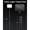 imageUBeesize 2 Pack LED Video Light Kit Photography Lighting 13quot Studio Lights with 65quot Tripod Stand and Phone Holders Podcast Lighting for Video RecordingTiktokYouTube2pack