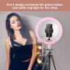 imageUBeesize 2 Pack LED Video Light Kit Photography Lighting 13quot Studio Lights with 65quot Tripod Stand and Phone Holders Podcast Lighting for Video RecordingTiktokYouTube1pack