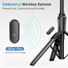 imageUBeesize 62 Magnetic Selfie Stick Phone Tripod with Wireless Remote Extendable Cell Phone Tripod Stand Compatible with MagSafe Cellphone Tripod for iPhone 17 16 15 14 13 12 and Android PhonesBlack