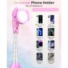 imageUBeesize 62 Magnetic Selfie Stick Phone Tripod with Wireless Remote Extendable Cell Phone Tripod Stand Compatible with MagSafe Cellphone Tripod for iPhone 17 16 15 14 13 12 and Android PhonesPink