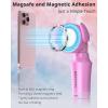 imageUBeesize 62 Magnetic Selfie Stick Phone Tripod with Wireless Remote Extendable Cell Phone Tripod Stand Compatible with MagSafe Cellphone Tripod for iPhone 17 16 15 14 13 12 and Android PhonesPink