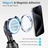 imageUBeesize 62 Magnetic Selfie Stick Phone Tripod with Wireless Remote Extendable Cell Phone Tripod Stand Compatible with MagSafe Cellphone Tripod for iPhone 17 16 15 14 13 12 and Android PhonesBlack