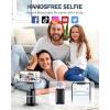 imageUBeesize Auto Face Tracking Tripod with Adjustable Desk Tripod 360 Rotating vlogging kit for iPhone with Remote ampamp Gesture Control Rechargeable Selfie Fill Light No App Required