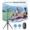 imageUBeesize Extendable Phone Tripod Flexible Tripods with Remote 3 in 1 Selfie Stick with Gopro Mount iPhone Stand for Recording Volgging Live Streaming Fit for Cell Phones Canon Sony CamerasStretchable