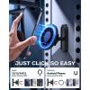 imageUBeesize Gym Magnetic Phone Holder 1Sec Install 360 Adjustable Ball Joint and Durable Base Universal Magnetic Phone Mount with Smartphones Works on Any Surface Metal Plate IncludedMagnetic Head