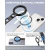 imageUBeesize Magnetic Portable Tripod for iPhone MagSafe Mini Phone Stand ampamp Universal Tripod Mount Foldable Aluminum Phone Holder for iPhone 1615141312 Pocket Travel Desktop All in One