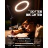 imageUBeesize Pro LED Ring Light Tripod with Phone Holder ampamp Casters Adjustable Overhead PhoneCamera Mount for iPhone Video Recording Live Streaming Cooking Mobile Stand with Light ampamp TripodMobile Base