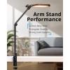 imageUBeesize Streaming Light 1 Pack 8quot Ring Light for Desk with Clamp and Adjustable Arm Zoom Lighting for Computer Video Conference Lighting for Home Office Video Calls Streaming Podcasting