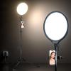 imageUBeesize 12quot Ring Light with 62quot Tripod Stand Professional Big Ring Light with Phone Holder and Remote Full Screen Lighting for Makeup Live Stream YouTube Video Recording Photography10in