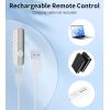 imagePhone Tripod Chargeable RemoteWireless RemoteShutter Compatible with iOS 50 ampamp Android 70 SmartphonesWhiteBeige gray