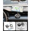 imageUBeesize 2025 Upgraded 360 Magsafe Vacuum Magnetic Car Phone Holder 108LBS Strongest Suctionampamp3000gf DualLock Nano Gel Dashboard ampamp Windshield Mount Compatible with iPhone 16151413ampampOther PhonesCar Mount