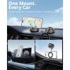 imageUBeesize 2025 Upgraded 360 Magsafe Vacuum Magnetic Car Phone Holder 108LBS Strongest Suctionampamp3000gf DualLock Nano Gel Dashboard ampamp Windshield Mount Compatible with iPhone 16151413ampampOther PhonesCar Mount