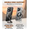 imageUBeesize Magsafe Phone Ring Stand Portable Magnetic Phone Grip and Double Side Holder for Desk Travel Kitchen Gym MagSafe Kickstand for iPhone 171615141312 Series MagSafe Case All Phones