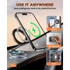 imageUBeesize Magsafe Phone Ring Stand Portable Magnetic Phone Grip and Double Side Holder for Desk Travel Kitchen Gym MagSafe Kickstand for iPhone 171615141312 Series MagSafe Case All Phones