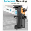 imageUBeesize Overhead Phone Mount Flexible Webcam Arm with Phone Holder and Ball Head Overhead Tripod for Phone Drawing Live Streaming Cooking Flat Photography