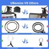 imageUBeesize 105in Laptop Ring Light with Stand and Phone Holder for Desk Zoom Lighting for Computer Video Recording Streaming Video Conference Video CallsRing Light
