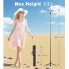 imageTONEOF 68quot Magnetic Tripod Black Bundle with 3000mAh Selfie Light 40 LED Phone Light with Clip ampamp Cold Shoe Mount for Video ConferencesCameraLaptopStreamingMakeup