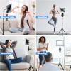 image:imageUBeesize 67in iPad Tripod Stand 360 Rotating Tablet Mount amp Phone Holder Compatible with 99157 Inches Tablets67in