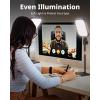 image:imageUBeesize Zoom Lighting for Computer Video Conference Lighting for Video Calls Desk Light with Stand and Phone Holder for Webcam Home Office Podcast Online Meetings Live Streaming2 Pack2pack