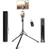 image:imageUBeesize 67in iPad Tripod Stand 360 Rotating Tablet Mount amp Phone Holder Compatible with 99157 Inches Tablets62in