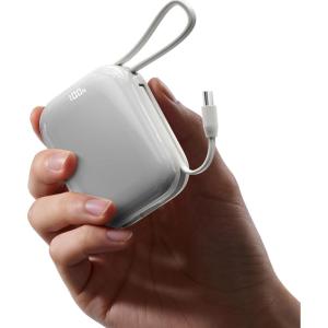 image:imageTONEOF 10000mAh Portable Charger Mini Power BankPocket Powerbank PD 225W Fast Charging with 2 Cables Cell Phone Portable Power Banks Battery Compatible with iPhone 17161514 Pro MAX