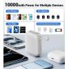 image:imageTONEOF 68 Magnetic Selfie Stick Tripod Beige Gray Bundle with 10000 mAh Mini Power Bank 225W Fast Charging with 2 Cables Compatible with iPhone 17161514 Pro MAX