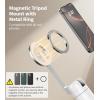image:imageTONEOF 68 Magnetic Selfie Stick Tripod White Bundle with 10000 mAh Mini Power Bank 225W Fast Charging with 2 Cables Compatible with iPhone 17161514 Pro MAX